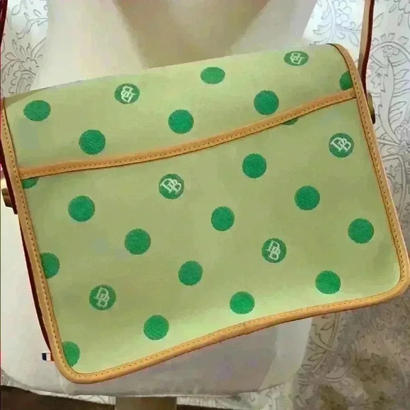 Green Polkadot Dooney &Bourke - Picture 10 of 11
